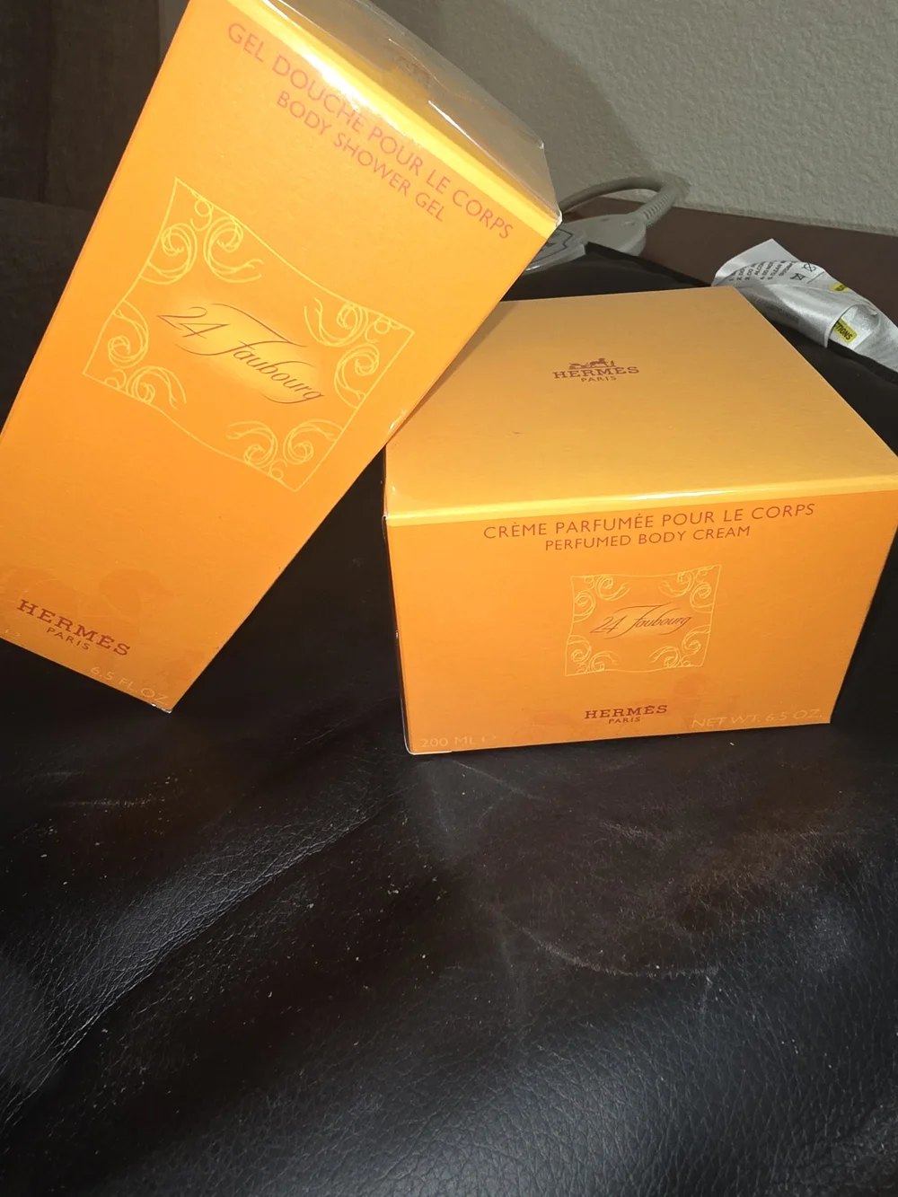 Hermes 24 Faubourg Body Cream & Shower Gel - Orange